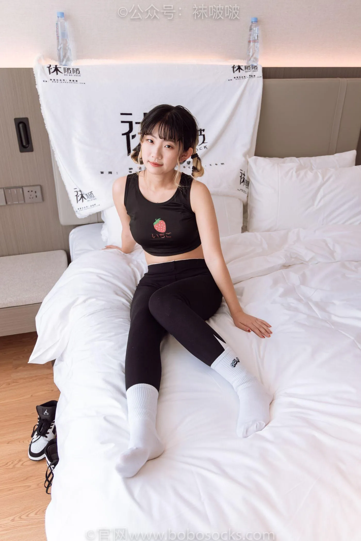 [BoBoSocks袜啵啵]NO.059 砂糖-AJ板鞋、白棉袜、裸足 [142P]插图2
